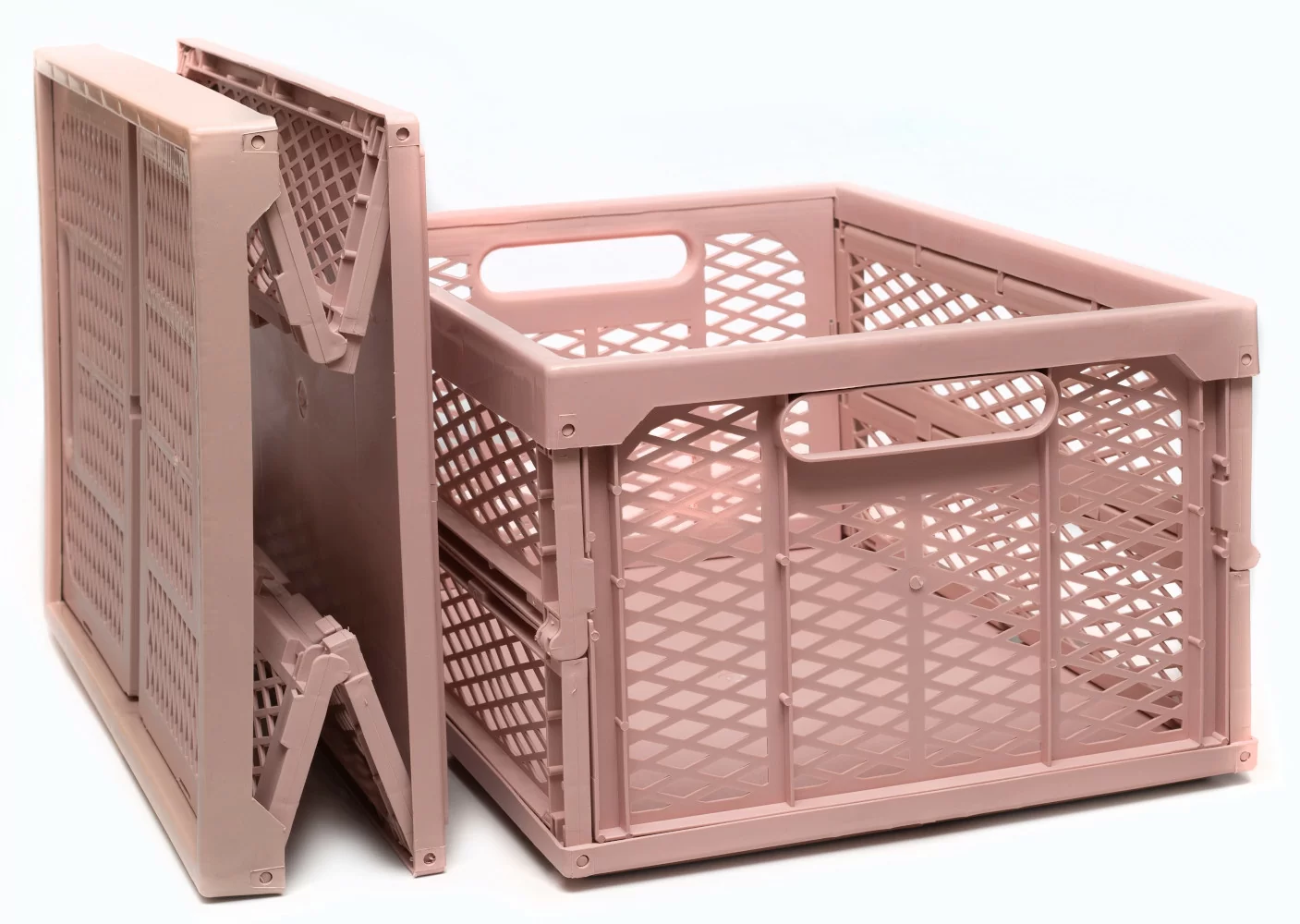 Складной ящик 475 х 340 х 230 мм. (Розовая дымка 941111 с6/п2)