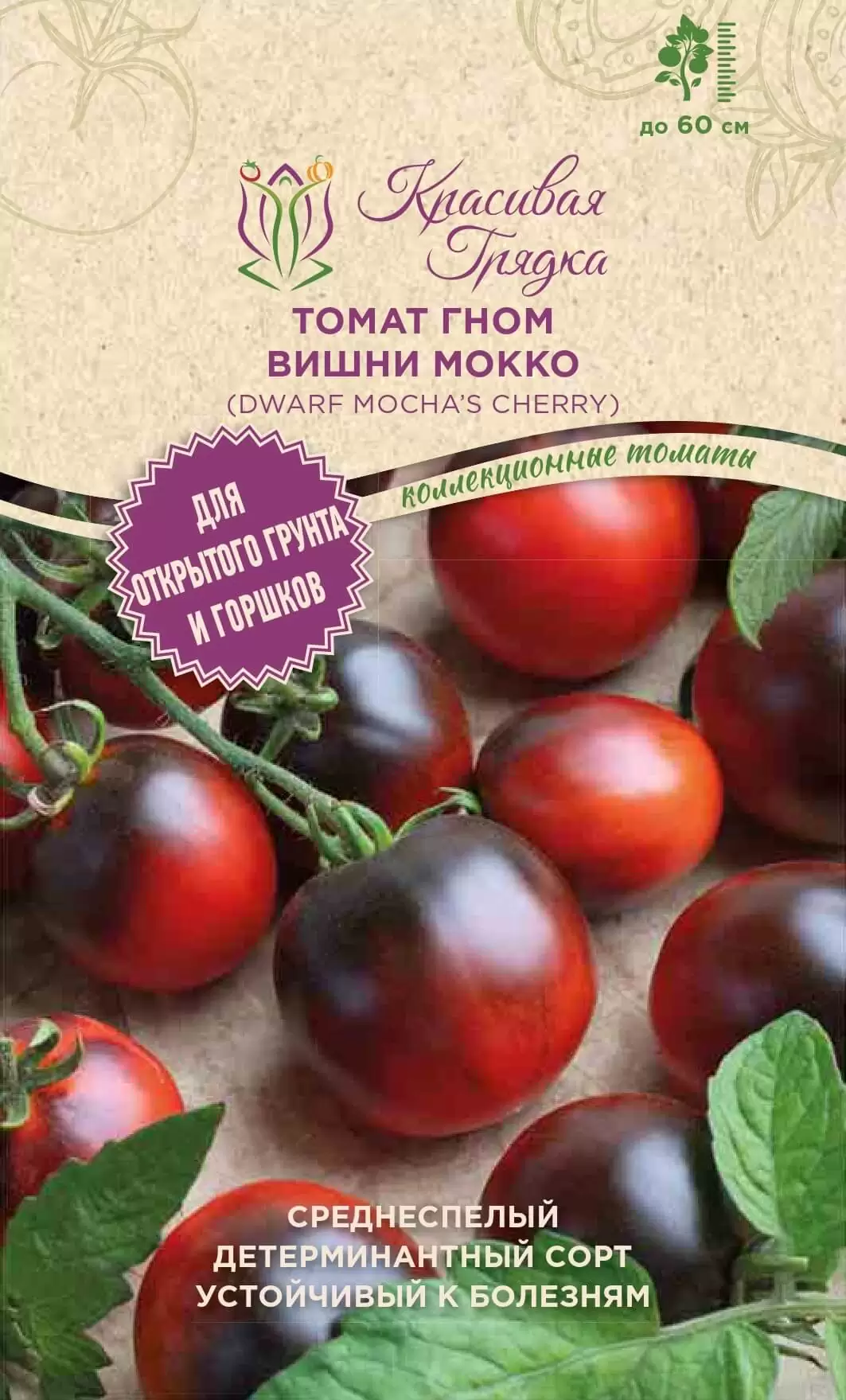 Томат Гном вишни Мокко (Dwarf Mocha’s Cherry)